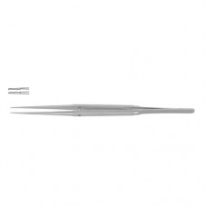 Diam-n-Dust™ Micro Dressing Forcep Straight Stainless Steel, 18 cm - 7" Tip Size 6.0 x 0.4 mm